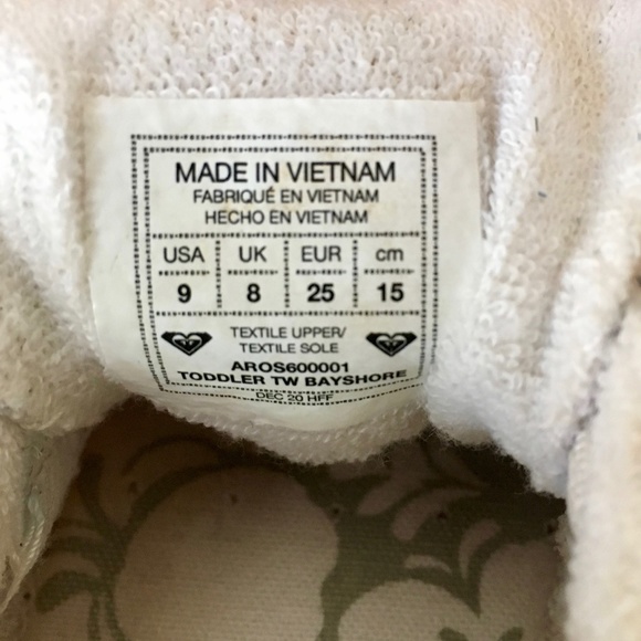 Wavy pastel stripes girls Roxy sneakers - Picture 5 of 5